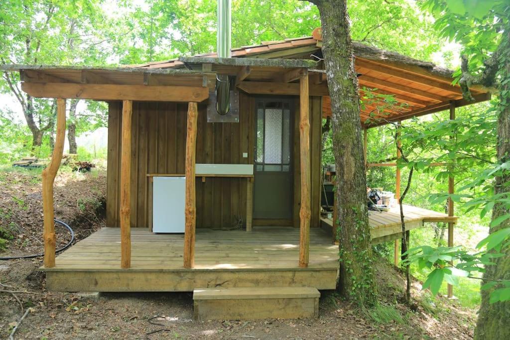 Cabane Au Coeur De La Foret Des Landes De Gascogne Belin-Beliet Exterior photo