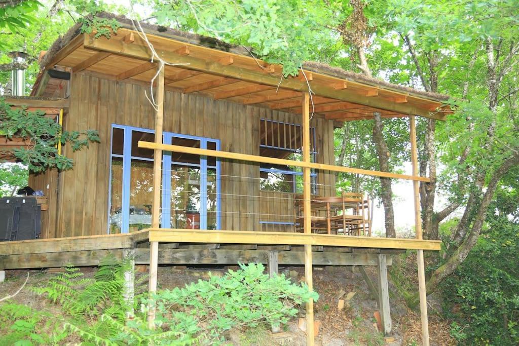 Cabane Au Coeur De La Foret Des Landes De Gascogne Belin-Beliet Exterior photo